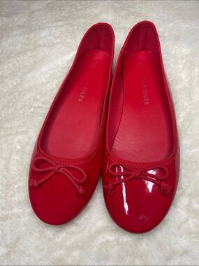 Red Ballet Flats by Sincerely Jules